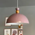 Produktbild: bamyum Yimpi Küchenlampe Hängend Vintage Ø30 cm, Lampenschirm Hängelampe Esstisch Wohnzimmer, Küchenlampe Hängend Rosa, Hängelampe Küche, Pendelleuchte Wohnzimmer, Pendelleuchte Vintage Industrial