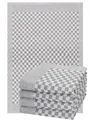 Produktbild: Betz 5er Set 50x70cm Geschirrtücher Baumwolle Meinor extrem strapazierfähig und saugstark trocknergeeignet - Gastronomiequalität - Geschirrtücher BW schwarz