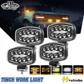 Produktbild: 4x Auto LED Arbeitsscheinwerfer Offroad Spot Flutlicht Strahler 12V 24V LKW KFZ
