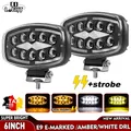 Produktbild: 2X 6 Zoll LED Arbeitsscheinwerfer 48W 12V 24V Auto Strahler Traktor Scheinwerfer