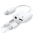 Produktbild: TradeNation Apple IPhone Lightning Audio Adapter Splitter Klinke Aux Kopfhörer Smartphone-Adapter Lightning zu 3,5-mm-Klinke, Lightning, Lightning Adapter