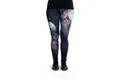Produktbild: cosey Leggings Festival Leggings mit buntem Allover-Print, 2 Größen (XS–S & M–L) (36/M bis 40/L) White Nebula