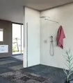 Produktbild: VIGOUR INDIVIDUAL 3.0 Duschabtrennung ESG-Glas freistehend 130 x 200 cm, chrom matt/transparent