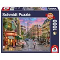 Produktbild: Schmidt Spiele 58387 Straße zum Eiffelturm, 1000 Teile Puzzle