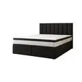 Produktbild: Trada Boxspringbett, Schwarz, Textil, H3, Rechteckig, 160x200 cm, Schlafzimmer, Betten, Boxspringbetten