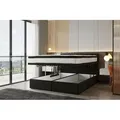 Produktbild: Trada Bond Boxspringbett 160 X 200 Mit Bettkasten Mit Matratze Schwarz