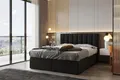 Produktbild: TRADA Boxspringbett Bond 160x200 cm - Bett mit Matratze und Bettkasten - Boxspringbett mit gestepptes Kopfteil - Double Bed fur Schlafzimmer - Schwarz