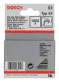 Produktbild: BOSCH Tackerklammer, Typ 53 Feindrahtklammer Edelstahl - 0,74 x 6 x 11,4 mm - 1000er-Pack