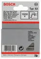 Produktbild: Bosch Accessories 2609200214 Feindrahtklammern Typ 53 1000 St. Abmessungen (L x B) 6mm x 11.4mm