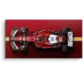 Produktbild: Leinwandbild F1 Ferrari, Mehrfarbig, Holz, vollmassiv, Keilrahmen, Bilder und Zubehör, Wandbilder, Leinwandbilder