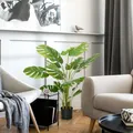 Produktbild: Künstliche Pflanze Kunstpflanze, Künstlich Monstera mit Übertopf Refurbished