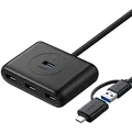 Produktbild: Ugreen USB 3.0 + USB-C 3.1 4 Port OTG Hub Black - Schwarz