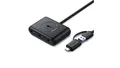 Produktbild: Ugreen HUB 4w1 USB-C - 4xUSB 3.0 5Gb/s 1m czarny (CR113)