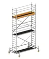 Produktbild: Layher Fahrgerüst Uni-Standard 1401104 A.höhe6,35m mit Sicherheitsaufbau P2 Sta