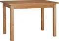 Produktbild: Tisch aus massivem Kiefernholzin der Farbe Alder 120 x 70 cm