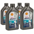 Produktbild: 4L 4 Liter SHELL Motoröl Öl ADVANCE ULTRA 4T 4-TAKT 10W-40 API SN JASO MA-2