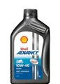 Produktbild: 1 Liter 10W-40 SHELL Advance 4T Ultra Motorrad Motoröl Vollsynthetisch 550053785