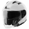 Produktbild: Motorrad Helm XL - Germot GM 670 Jethelm mit Sonnenblende - weiß