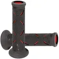 Produktbild: Paar Handgriffe Road Progrip 717 Doppelt Dichte Schwarz/Rot für Motorrad Roller