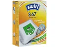 Produktbild: Swirl Staubsaugerbeutel S67 MP Plus AirSpace, passend für BOSCH, Hanseatic, KÄRCHER, Melitta, Privileg, SEVERIN, Siemens, 4 St., Anti-Allergen-Filtration, Extra-Filterkammer, staubfreie Entsorgung