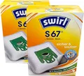 Produktbild: 8x Swirl Staubsaugerbeutel S67 für Siemens Bosch + 2 Filter NEU