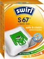 Produktbild: Swirl S67 EcoPor Safe Clean Filter Staubsaugerbeutel Bosch Siemens reißfest 4 St