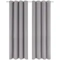 Produktbild: Blumtal Verdunklungsvorhänge, Grau, Kunststoff, Rechteckig, 132x160 cm, Oeko-Tex® Standard 100, Wohntextilien, Gardinen & Vorhänge, Verdunkelungsvorhänge