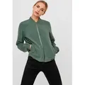 Produktbild: Vero Moda Bomberjacke VMCOCO L/S BOMBER NOOS in modisch kurzer Form, mit Stretch grün XL (42/44)