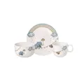Produktbild: Villeroy & Boch Kindergeschirr-Set Roar like an Elephant Kindergeschirr Set 3er Set (3-tlg), Besteck aus Edelstahl, Porzellan