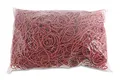 Produktbild: OFFICE PRODUCTS Gummibander Durchmesser: 80mm Farbe: Rot/Gewicht: 1000g - 1 kg/Haushaltsgummi Gummiringe Gummi/Kautschuk 60% / Gummis für Zuhause Büro Schule