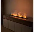 Produktbild: HOME DELUXE Dekokamin LED Wasserdampfkamin ODENA - 100 x 24 x 20,2 cm, Realistische 3D-Flammen, Mehrfarbige LED-Optionen, Elektrokamin