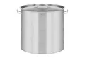 Produktbild: Royal Catering Kochtopf 98 l Induktion Supentopf Ø 50 x 50 cm Deckel Induktionstopf Edelstahl, Edelstahl