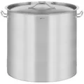 Produktbild: Edelstahl Kochtopf Induktion Topf Suppentopf Universaltopf 98 L Ø 50 cm Deckel