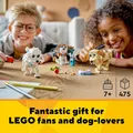 Produktbild: LEGO 31137 Creator 3in1 Niedliche Hunde Set mit Dackel-, Mops-, Pudel-Tierfigure