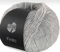 Produktbild: (kg/130€) NEU! FINITO Lana Grossa 50g Fb 15 hellgrau Baumwolle Sommer-Flausch