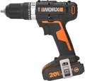Produktbild: WORX WX370.1 Akku Schlagbohrschrauber 20V – 50 Nm, 2-Gang-Getriebe &