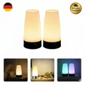 Produktbild: 2er Set LED Bewegungsmelder Tischleuchte Nachtlicht LED-Tischlampe mit kabellose