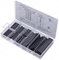 Produktbild: 1x Schrumpfschlauch-Sortiment, 127-teilig in Kassette, S8042 SW-Stahl