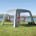 Produktbild: dwt Pavillon Relax Air, 350x350x230cm Sonnendach Windschutz aufblasbar Reisezelt