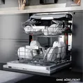 Produktbild: Bauknecht BCIC 3T333 PFE Vollintegrierbarer Geschirrspüler 60 cm / 14 Maßgedecke / 7 Standardprogramme und 1 Sensorprogramm/PowerClean/ActiveDry/Besteckschublade/MultiZone /Vollwasserschutz