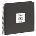 Produktbild: Hama Spiralalbum Fine Art 36 x 32 cm 50 schwarze Seiten Schwarz