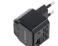 Produktbild: Repeater WiFi; IEC C8 male,RJ45 socket; black - WNP-RP300-03-BK | EU Stock