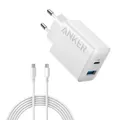 Produktbild: Anker 20W USB C Ladegerät USB-Schnellladenetzteil Kompatibel mit iPhone/ iPad
