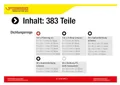 Produktbild: ROTHENBERGER Dichtungssortiment 383tlg Gummi PE Faser O-Ringe Wasserhahn