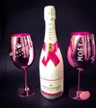 Produktbild: Moet Chandon Ice Imperial Rose Champagner 0,75l 12% Vol + 2 Rose Glas Gläser