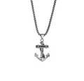 Produktbild: Order & Smile Schmuck Kette mit Anhänger Herrenkette mit Anker, gestempelt