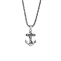 Produktbild: Herrenkette mit Anker Anhänger Edelstahl Kette Herren Männer Geschenk mit Etui