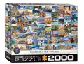 Produktbild: 628136654807 Puzzle 2000 elementów. Globetroter-Świat Eurographics