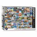 Produktbild: Eurographics Puzzle Sehenswürdigkeiten der Welt, 2000 Teile, 67.6 x 96.8 cm