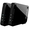 Produktbild: Devolo 9855 GigaGate WLAN Starter Kit Internet Router, 2 Gbit/s Verbindung, 1x Highspeed Gigabit Port, 4x Fast Ethernet Ports, 5GHz-Band, AES